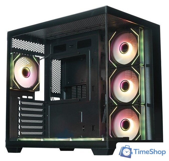 Корпус XASTRA QW500 7ARGB-C10-UC (черный) - Изображение №1 — Интернет-магазин Time-Shop