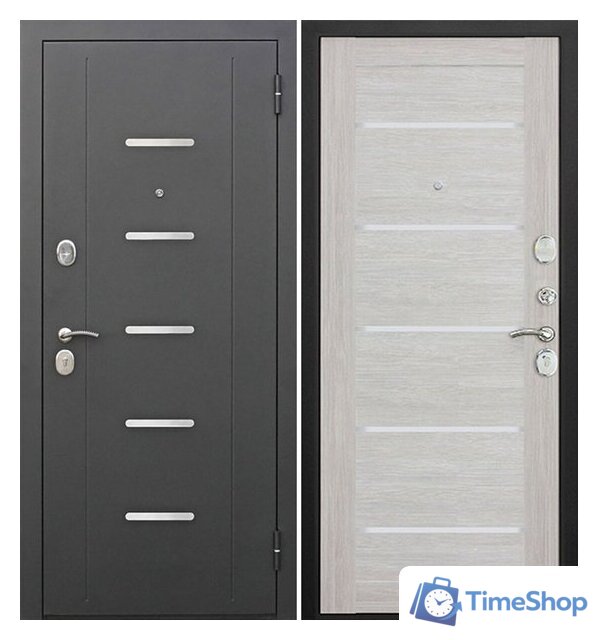 Металлическая дверь Garda Муар Царга Лазер 205x86 (лиственница, левый) - Изображение №1 — Интернет-магазин Time-Shop