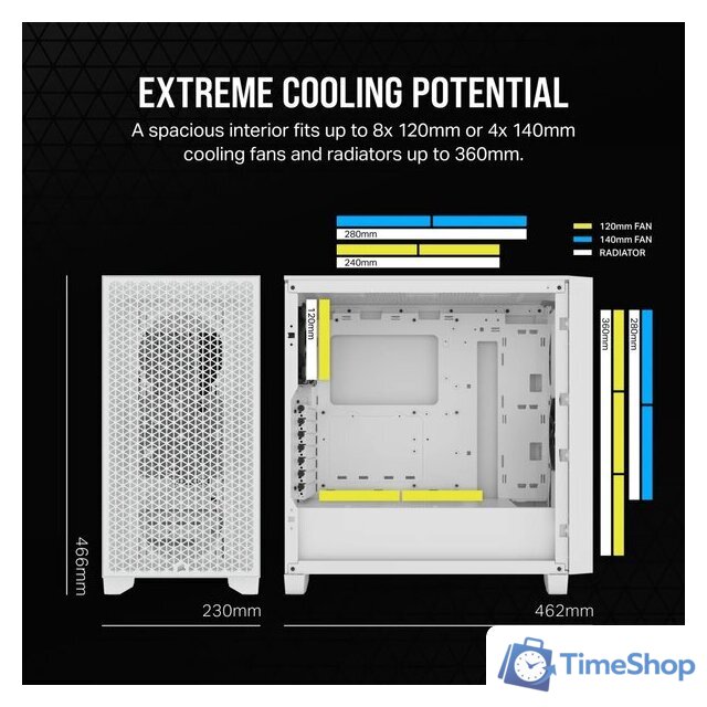 Корпус Corsair 3000D Airflow CC-9011252-WW - Изображение №6 — Интернет-магазин Time-Shop