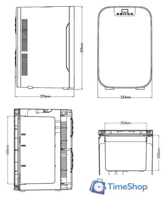 Бьюти-холодильник Meyvel MB-25HC1W - Изображение №20 — Интернет-магазин Time-Shop