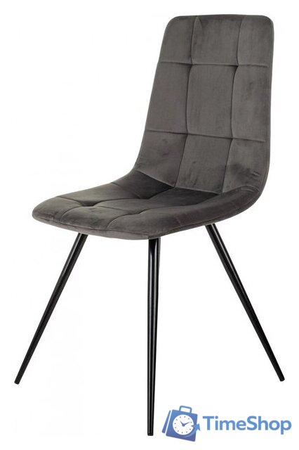 Стул Бюрократ CH-K1 2 шт (серый Holland 18/черный) - Изображение №4 — Интернет-магазин Time-Shop