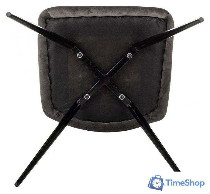 Стул Бюрократ CH-K1 2 шт (серый Holland 18/черный) - Изображение №10 — Интернет-магазин Time-Shop