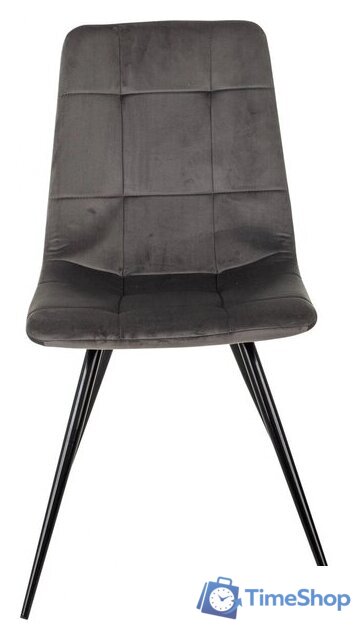 Стул Бюрократ CH-K1 2 шт (серый Holland 18/черный) - Изображение №3 — Интернет-магазин Time-Shop