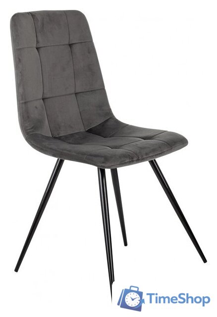 Стул Бюрократ CH-K1 2 шт (серый Holland 18/черный) - Изображение №2 — Интернет-магазин Time-Shop