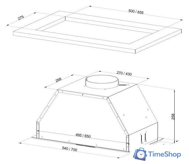 Кухонная вытяжка KUPPERSBERG Intro 70 White - Изображение №7 — Интернет-магазин Time-Shop
