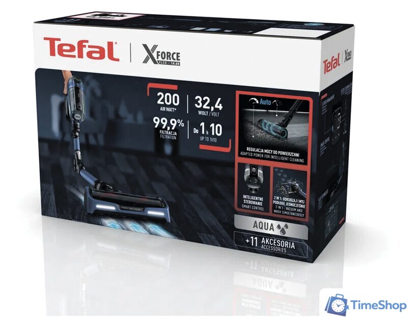 Пылесос Tefal X-Force Flex 14.60 Aqua TY99C0WO - Изображение №2 — Интернет-магазин Time-Shop