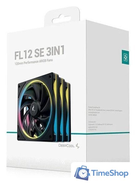 Комплект вентиляторов для корпуса DeepCool FL12 SE 3IN1 R-FL12SE-BKAPN3-G - Изображение №6 — Интернет-магазин Time-Shop
