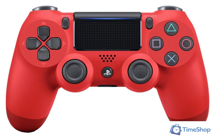 Геймпад Sony DualShock 4 v2 (красный) [CUH-ZCT2E] - Изображение №1 — Интернет-магазин Time-Shop