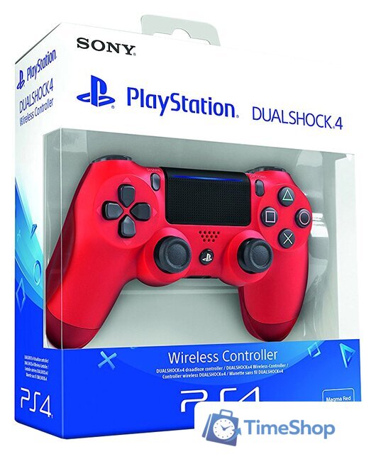 Геймпад Sony DualShock 4 v2 (красный) [CUH-ZCT2E] - Изображение №5 — Интернет-магазин Time-Shop