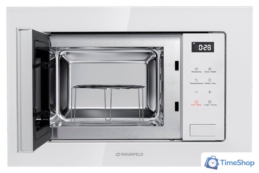 Микроволновая печь MAUNFELD MBMO820SGW10 - Изображение №2 — Интернет-магазин Time-Shop