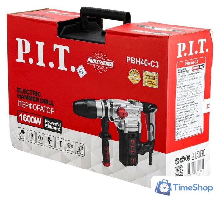 Перфоратор P.I.T. PBH40-C3 (кейс) - Изображение №3 — Интернет-магазин Time-Shop