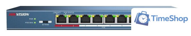 Неуправляемый коммутатор Hikvision DS-3E0109P-E - Изображение №3 — Интернет-магазин Time-Shop