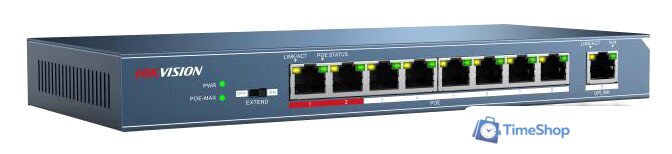 Неуправляемый коммутатор Hikvision DS-3E0109P-E - Изображение №1 — Интернет-магазин Time-Shop