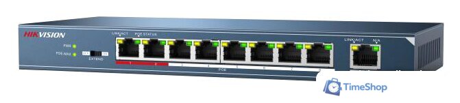 Неуправляемый коммутатор Hikvision DS-3E0109P-E - Изображение №2 — Интернет-магазин Time-Shop