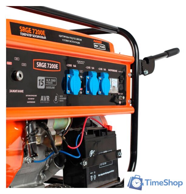 Бензиновый генератор Patriot Max Power SRGE 7200E - Изображение №2 — Интернет-магазин Time-Shop