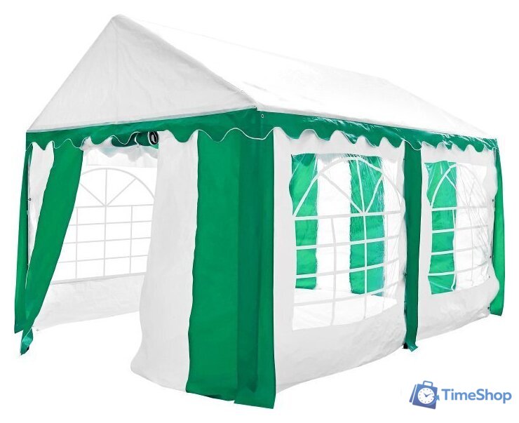 Тент-шатер Sundays Party 3x4 (белый/зеленый) - Изображение №1 — Интернет-магазин Time-Shop