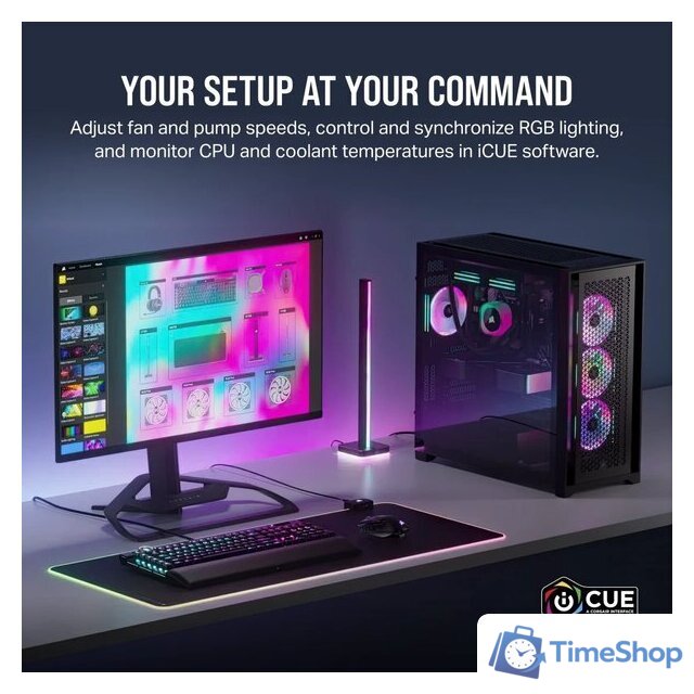 Вентилятор для корпуса Corsair iCUE LINK QX120 RGB CO-9051001-WW - Изображение №6 — Интернет-магазин Time-Shop