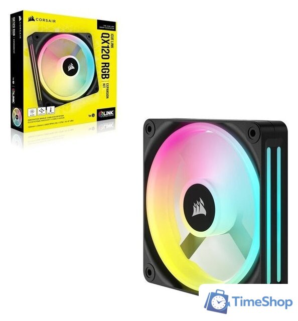 Вентилятор для корпуса Corsair iCUE LINK QX120 RGB CO-9051001-WW - Изображение №16 — Интернет-магазин Time-Shop