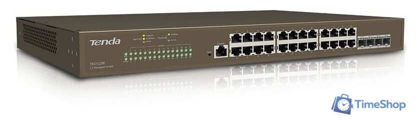 Управляемый коммутатор 3-го уровня Tenda TEG5328F - Изображение №2 — Интернет-магазин Time-Shop