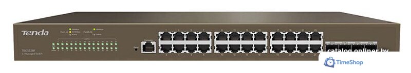 Управляемый коммутатор 3-го уровня Tenda TEG5328F - Изображение №1 — Интернет-магазин Time-Shop