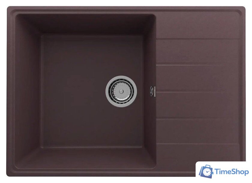 Кухонная мойка Ulgran Quartz Prima 700-06 (трюфель) - Изображение №1 — Интернет-магазин Time-Shop