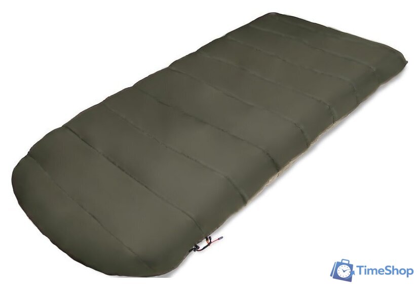 Спальный мешок AlexikA Summer Wide Plus 230 (левая молния, оливковый) - Изображение №2 — Интернет-магазин Time-Shop