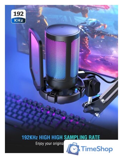 Проводной микрофон FIFINE A6V (черный) - Изображение №2 — Интернет-магазин Time-Shop