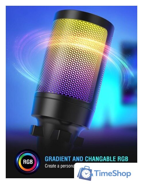 Проводной микрофон FIFINE A6V (черный) - Изображение №4 — Интернет-магазин Time-Shop