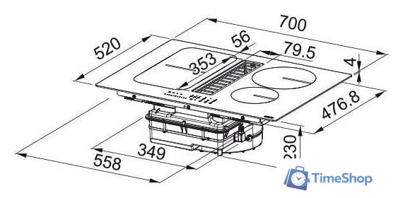Варочная панель Franke FSM 709 HI - Изображение №4 — Интернет-магазин Time-Shop
