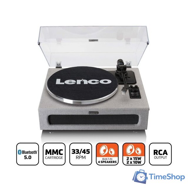 Виниловый проигрыватель Lenco LS-440 (серый) - Изображение №9 — Интернет-магазин Time-Shop