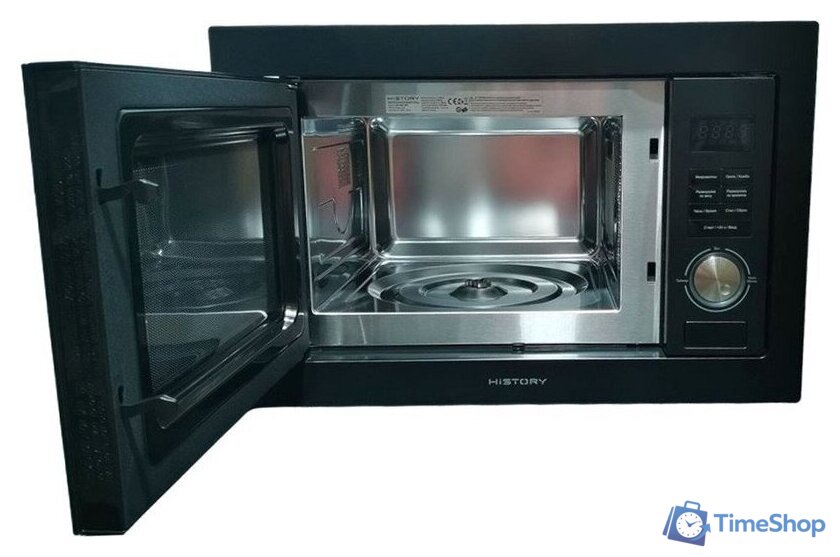 Микроволновая печь HiSTORY MIH 38BG MBK - Изображение №2 — Интернет-магазин Time-Shop