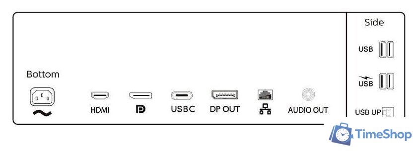 Монитор Philips 346P1CRH/00 - Изображение №7 — Интернет-магазин Time-Shop