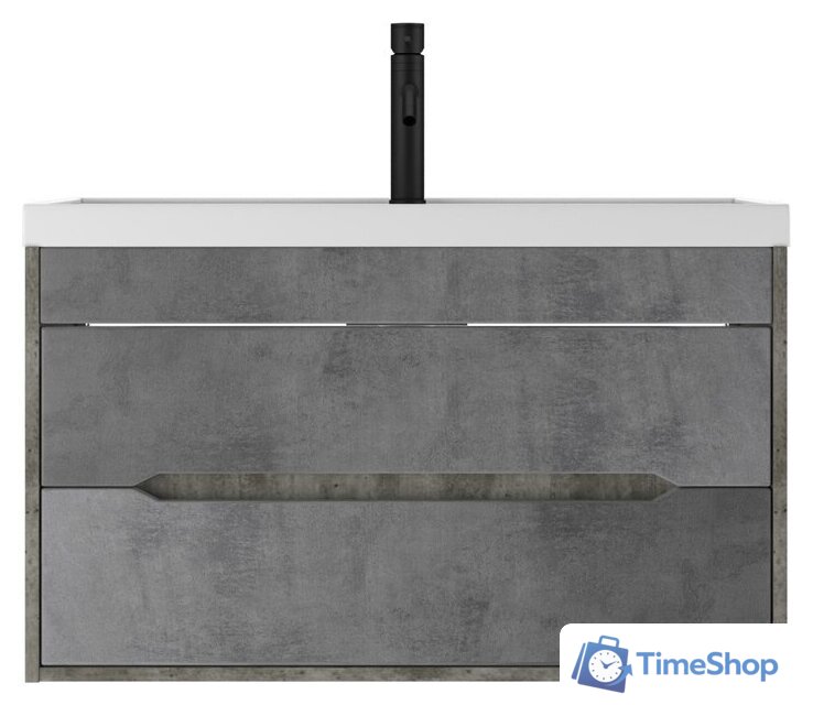  Домино Тумба под умывальник Bazis 90 Loft В2 (бетон) - Изображение №2 — Интернет-магазин Time-Shop