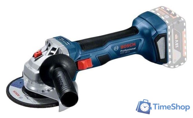Угловая шлифмашина Bosch GWS 180-LI Professional 06019H9020 (без АКБ) - Изображение №1 — Интернет-магазин Time-Shop