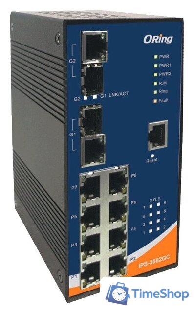 Управляемый коммутатор 2-го уровня ORing IPS-3082GC-AT - Изображение №1 — Интернет-магазин Time-Shop