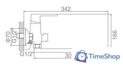Смеситель Ledeme L2277 - Изображение №3 — Интернет-магазин Time-Shop