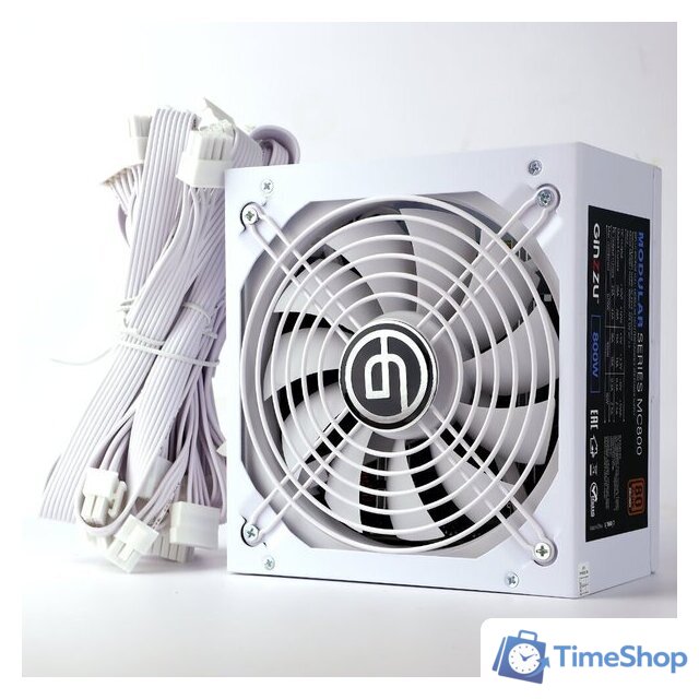 Блок питания Ginzzu MC800 (белый) - Изображение №4 — Интернет-магазин Time-Shop