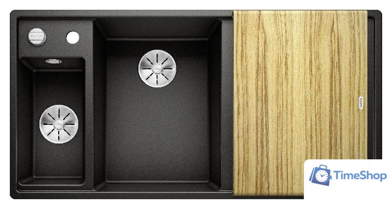 Кухонная мойка Blanco AXIA III 6 S 525849 (черный) - Изображение №1 — Интернет-магазин Time-Shop