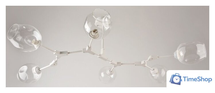 Люстра средней высоты Mirastyle BL-9144/6 WT - Изображение №1 — Интернет-магазин Time-Shop