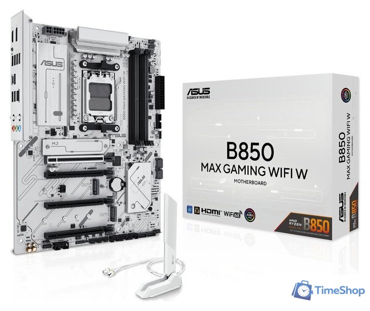 Материнская плата ASUS B850 MAX Gaming WiFi W - Изображение №7 — Интернет-магазин Time-Shop