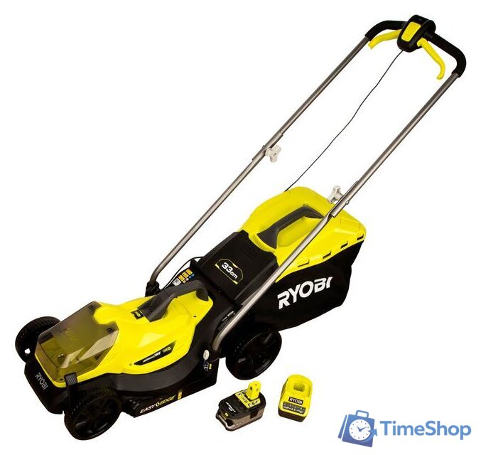 Газонокосилка Ryobi RLM18X33B-40 (с АКБ 4 Ah) - Изображение №1 — Интернет-магазин Time-Shop