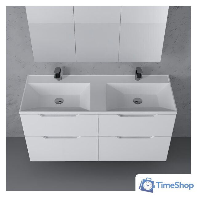  Raval Тумба под умывальник Wector 120 Wct.01.120/P/W/MD - Изображение №4 — Интернет-магазин Time-Shop