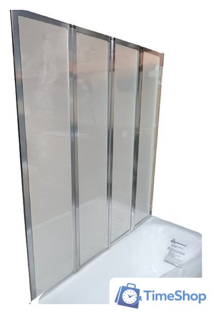 Стеклянная шторка для ванны Cerutti Spa Bouna 130x140 - Изображение №3 — Интернет-магазин Time-Shop