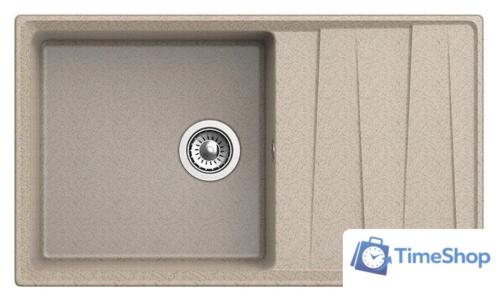 Кухонная мойка GranFest GF-LV-860L (песочный) - Изображение №2 — Интернет-магазин Time-Shop