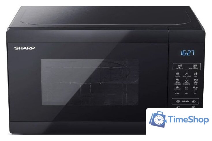 Микроволновая печь Sharp YC-MG02E-B - Изображение №4 — Интернет-магазин Time-Shop