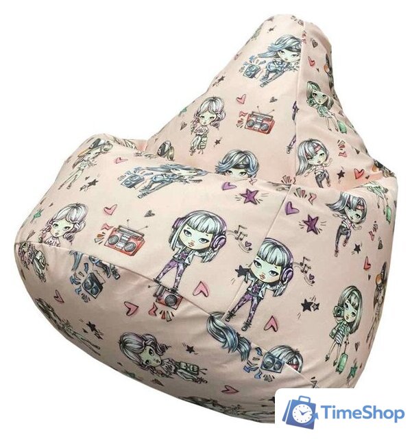 Кресло-мешок Flagman Груша Макси Г2.5-180 Girls - Изображение №1 — Интернет-магазин Time-Shop