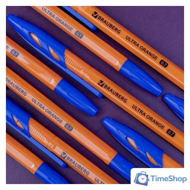 Набор шариковых ручек BRAUBERG Ultra orange 143571 (10 шт.) - Изображение №9 — Интернет-магазин Time-Shop