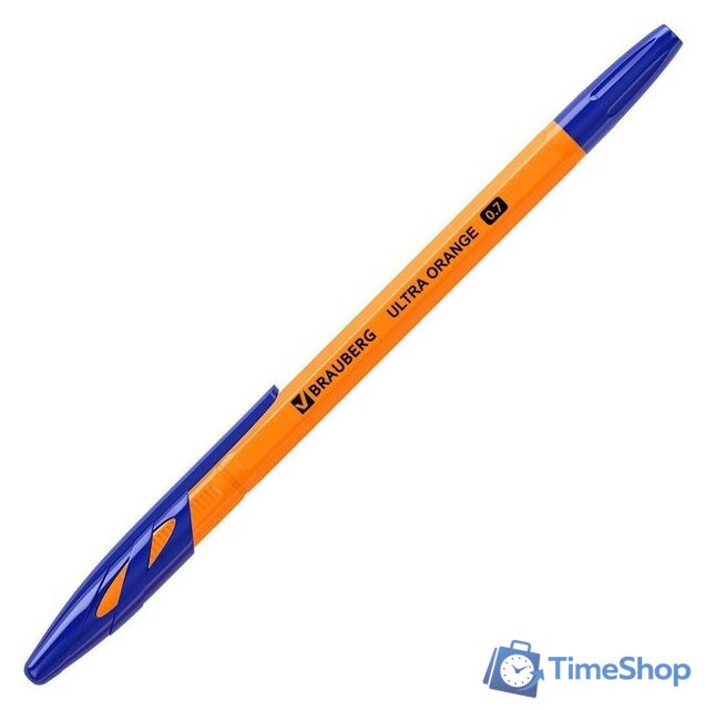 Набор шариковых ручек BRAUBERG Ultra orange 143571 (10 шт.) - Изображение №3 — Интернет-магазин Time-Shop