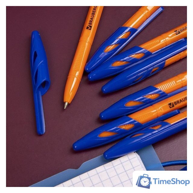 Набор шариковых ручек BRAUBERG Ultra orange 143571 (10 шт.) - Изображение №10 — Интернет-магазин Time-Shop