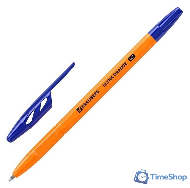 Набор шариковых ручек BRAUBERG Ultra orange 143571 (10 шт.) - Изображение №2 — Интернет-магазин Time-Shop